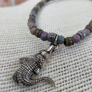 Crocodile beaded bracelet